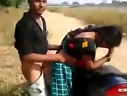 Desi Bhabhi Giving Blowjob and Fucked Doggy on Bike