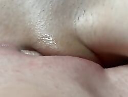 Wet pussy scissoring pulsating orgasm