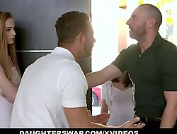 DaughterSwap - Teens Fucking Each Others Horny Dad